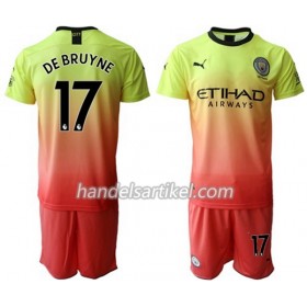 Manchester City DE BRUYNE 17 Kinder Ausweich Trikotsatz 2019/20 Kurzarm (+ Kurze Hosen)
